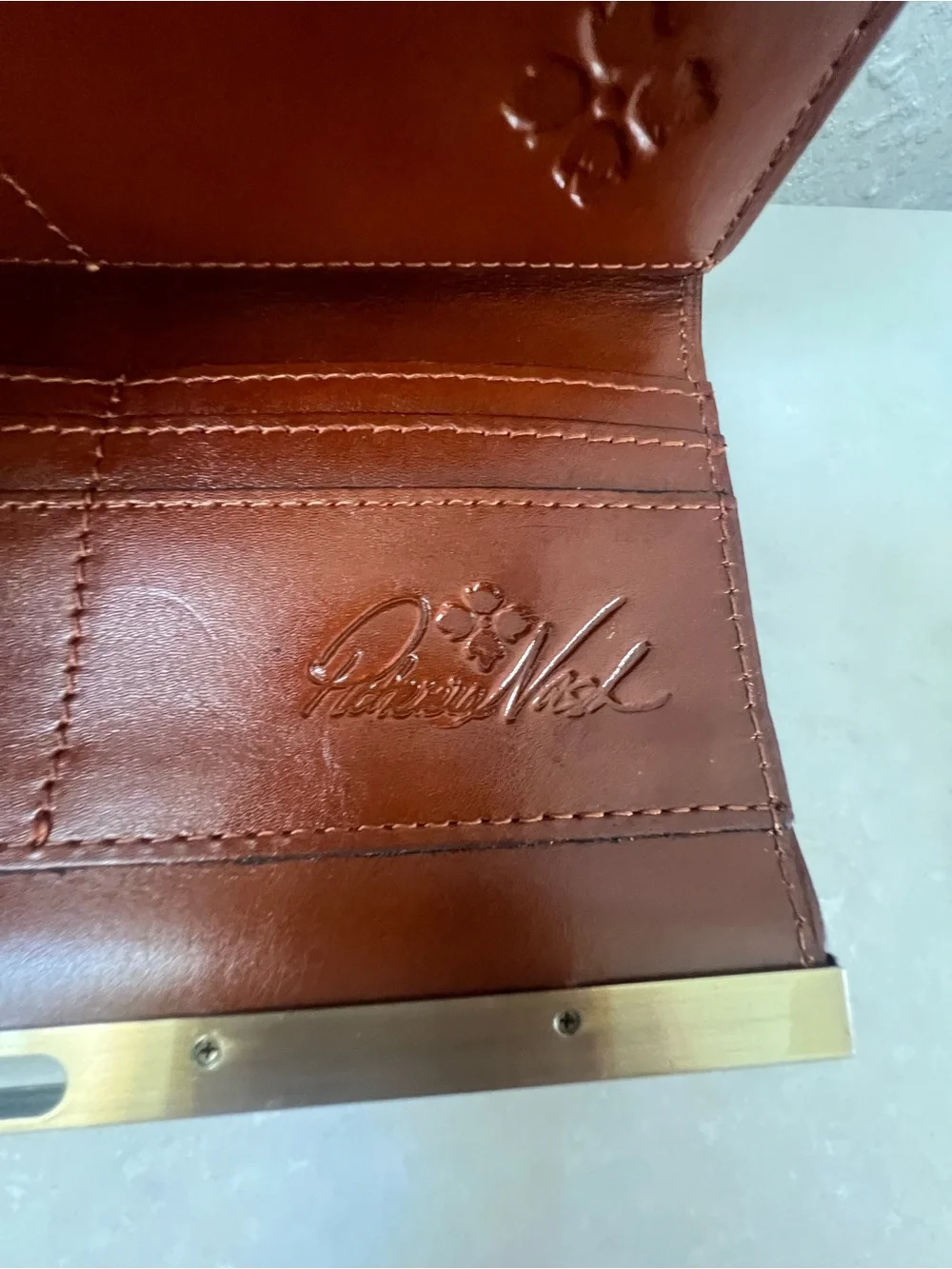 Patricia Nash colorful Cauchy Wallet RFID Framed Italian Leather